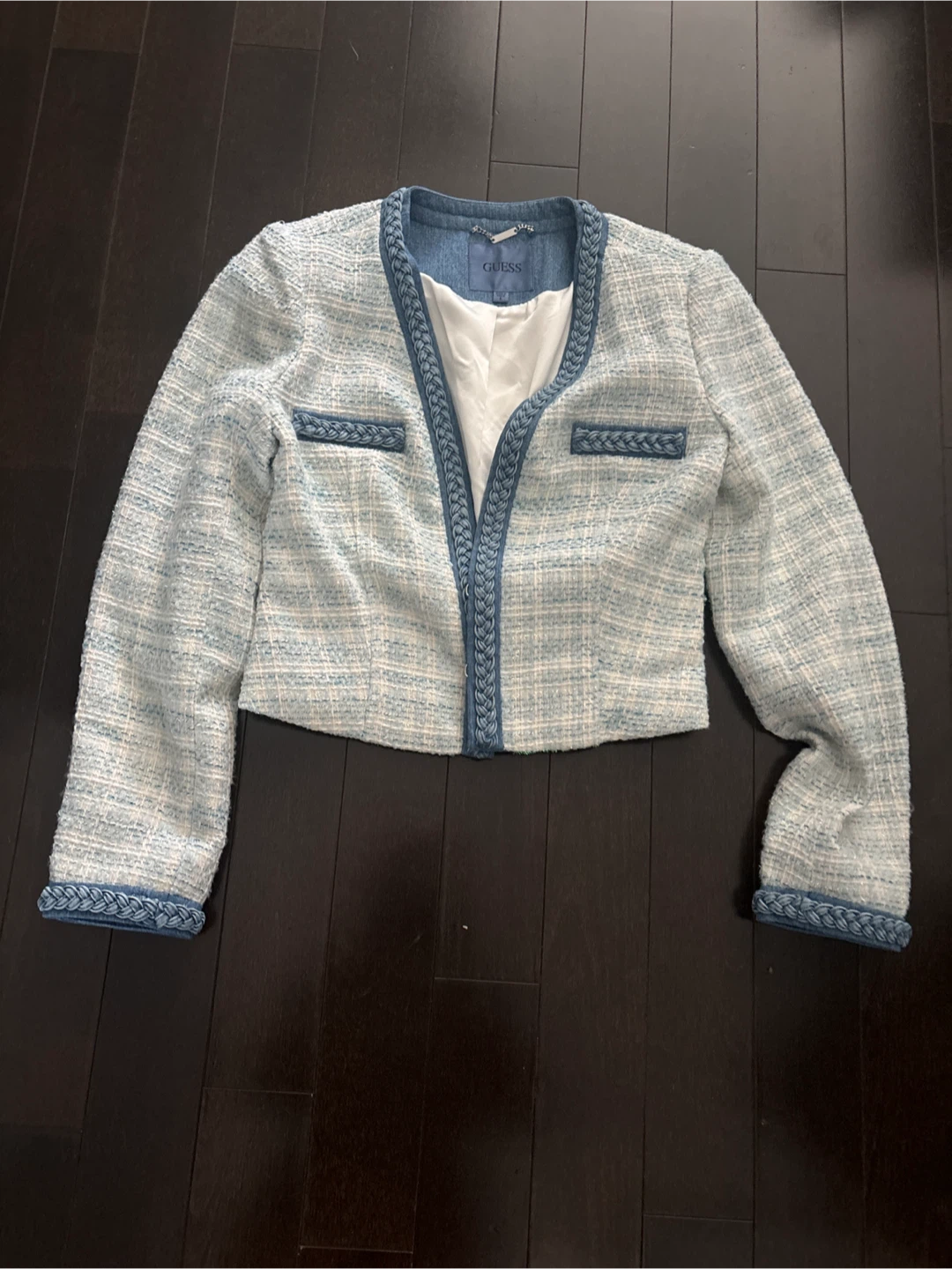 GUESS Tweed Cropped Jacket - photo 2