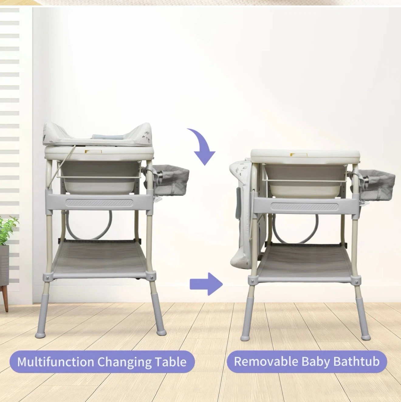 Baby Changing Table with Bathtub - photo 2