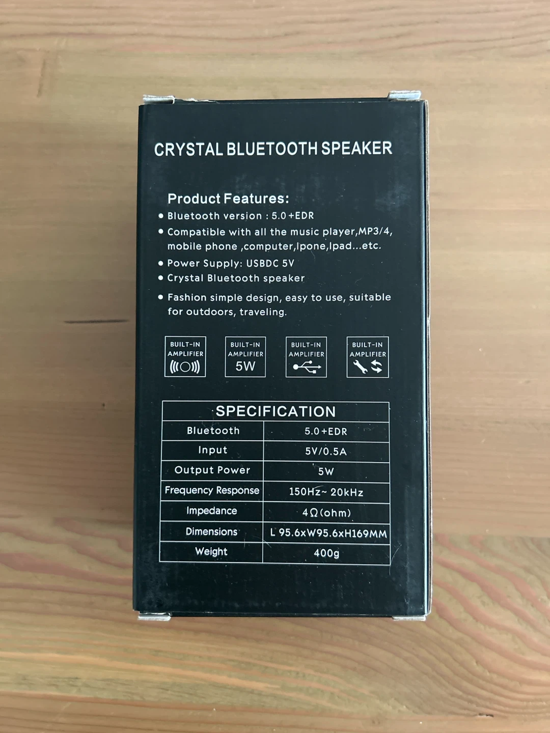 Crystal Bluetooth speaker (NWT) - photo 2
