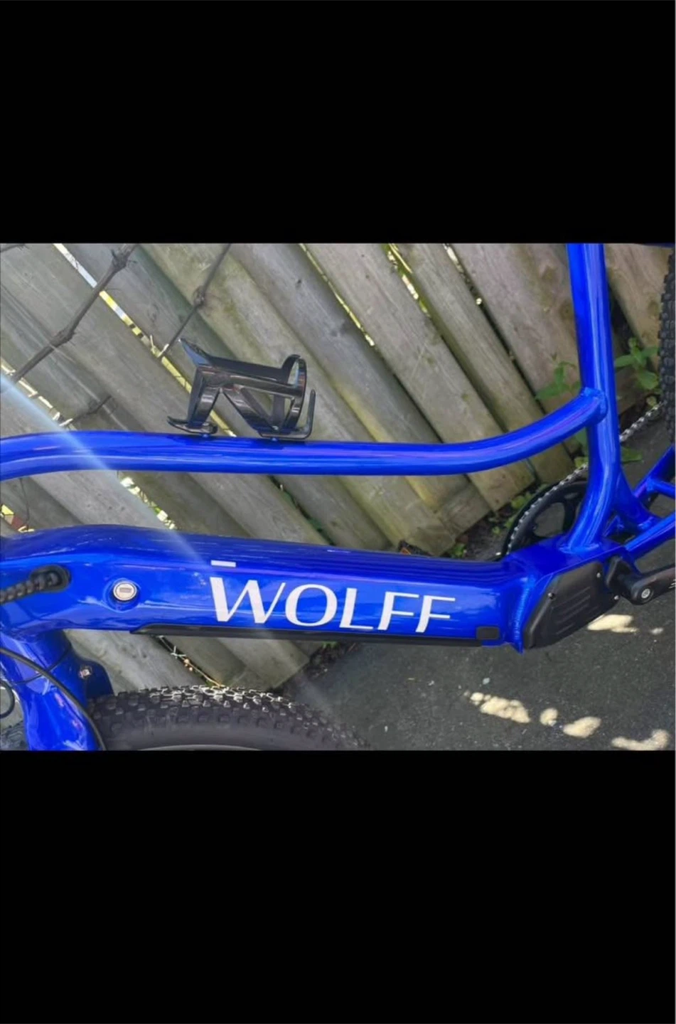 Wolff Sapphire Blue Electric Bicycle with Cargo Rack - photo 4