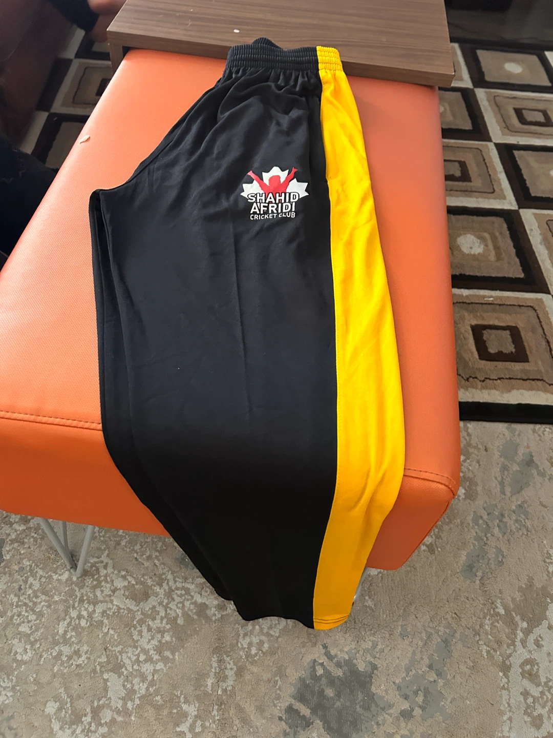 Track Pants - Black/Yellow - Size M - photo 2