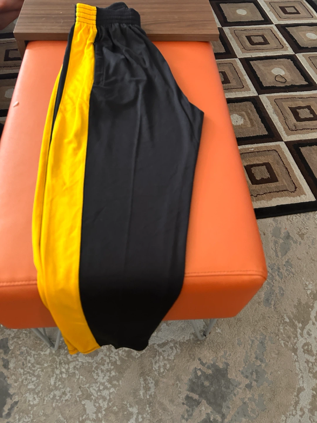 Track Pants - Black/Yellow - Size M - photo 3