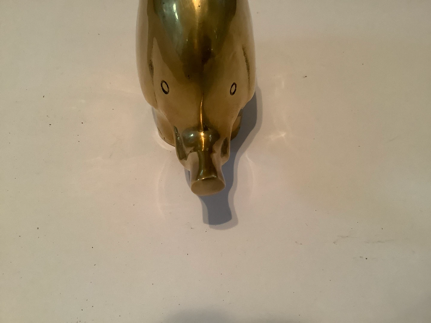 Vtg Brass Elephant Coin Bank 🐞 - photo 2