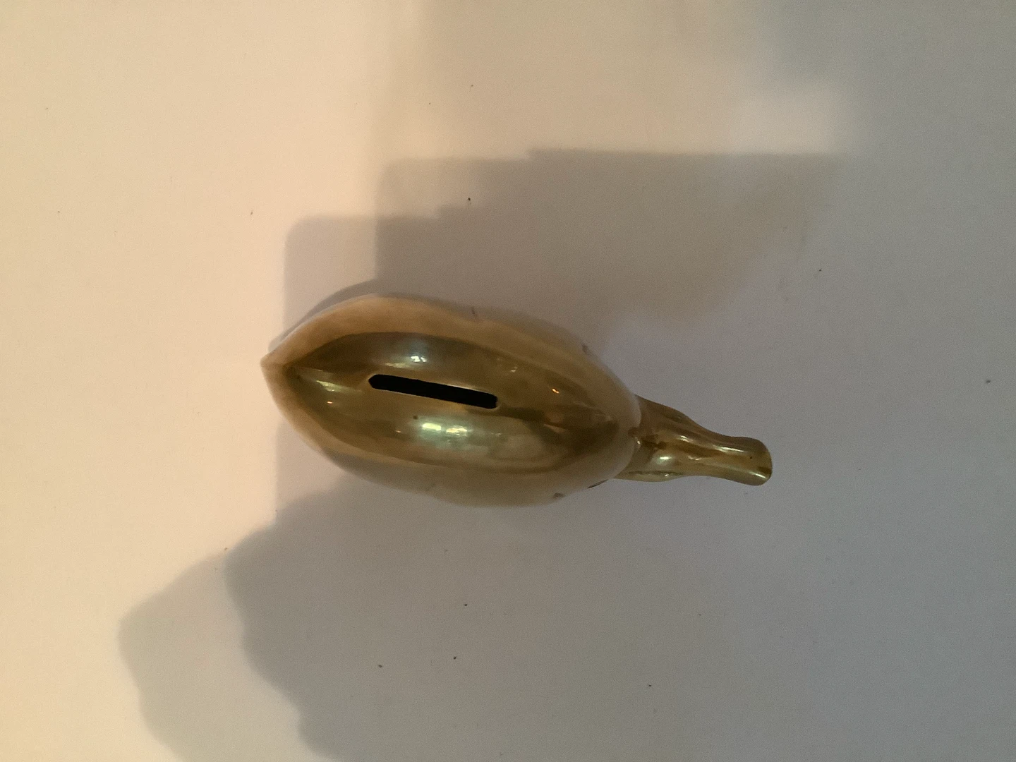 Vtg Brass Elephant Coin Bank 🐞 - photo 3