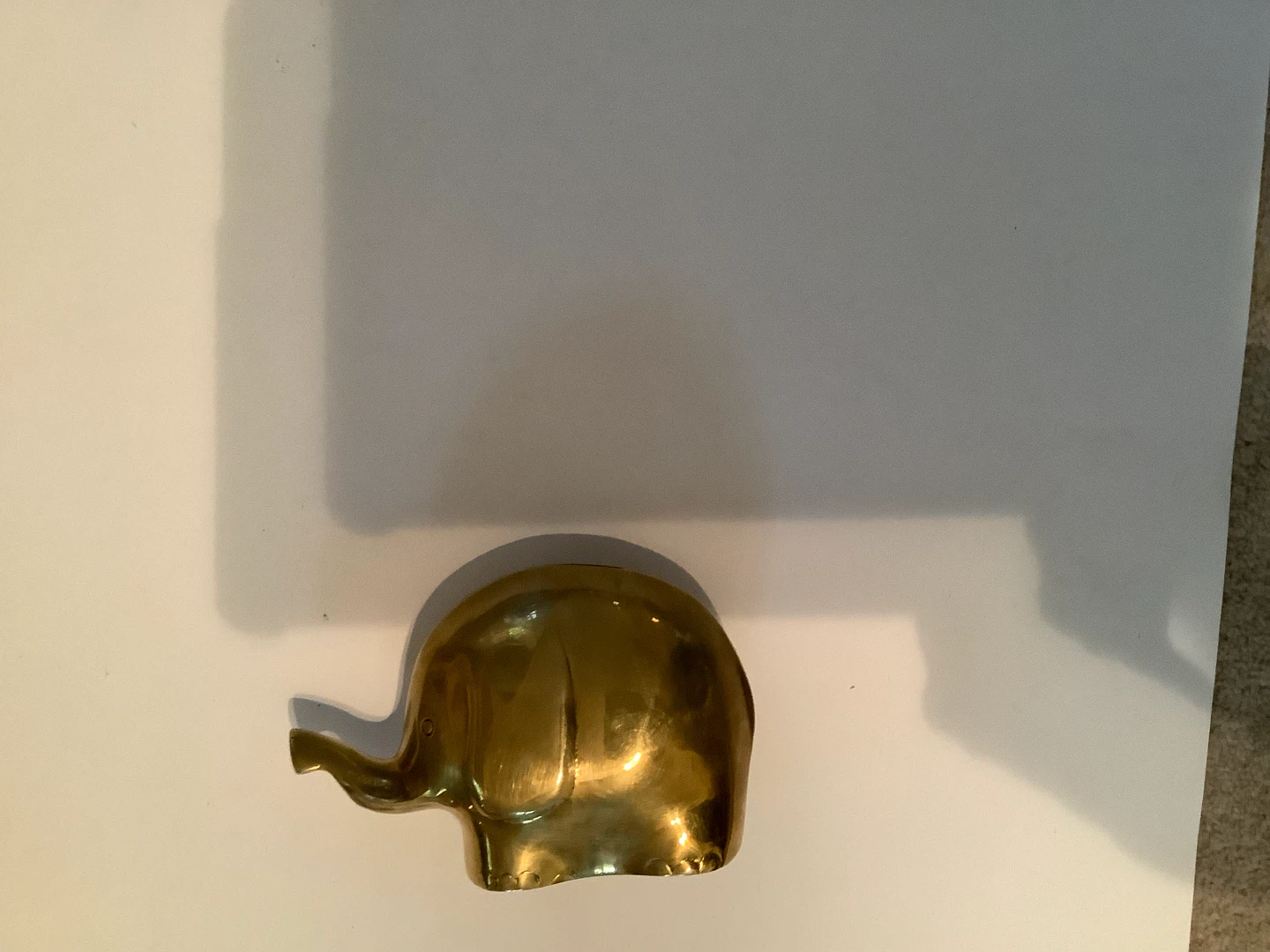 Vtg Brass Elephant Coin Bank 🐞 - photo 4