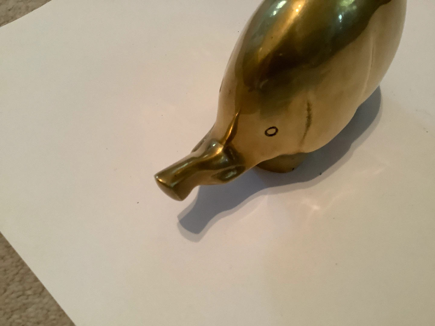 Vtg Brass Elephant Coin Bank 🐞 - photo 5