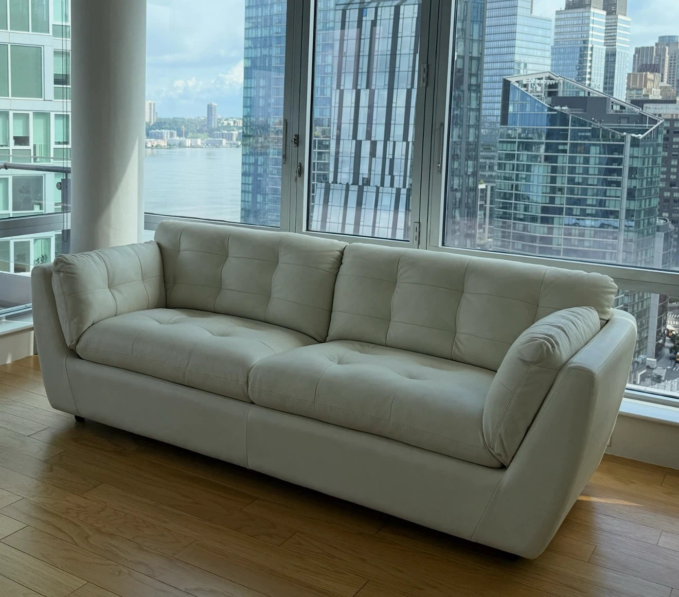 Damar Leather Sofa - photo 2