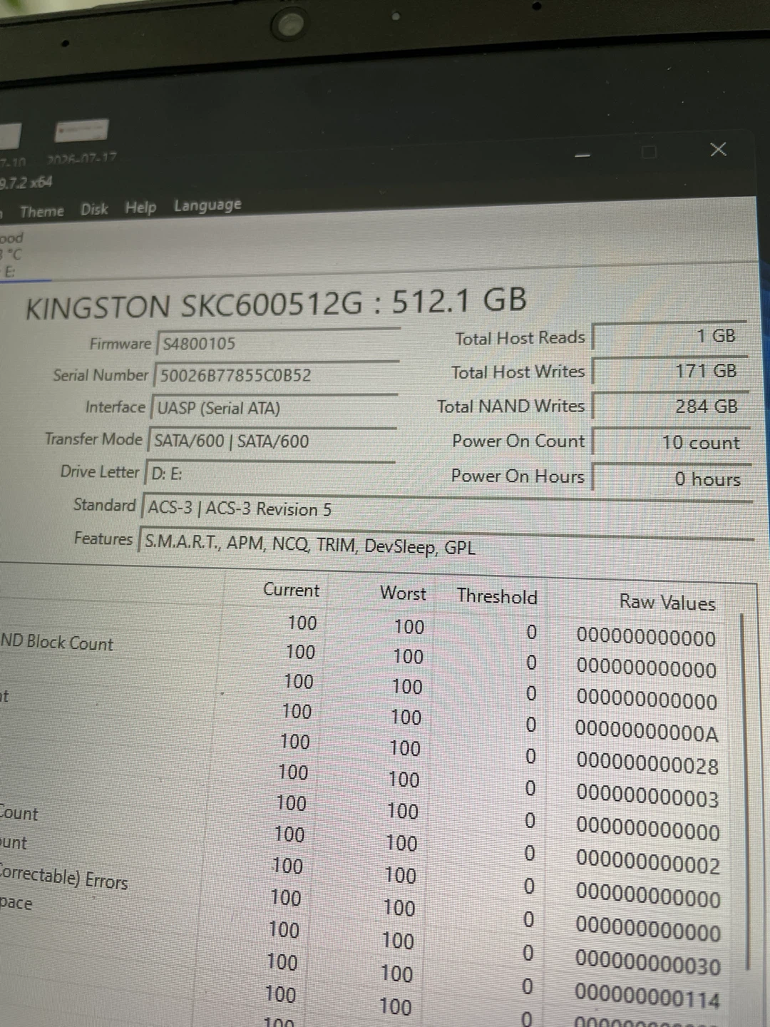 Kingston 512Gb SSD 2.5’’ - photo 3