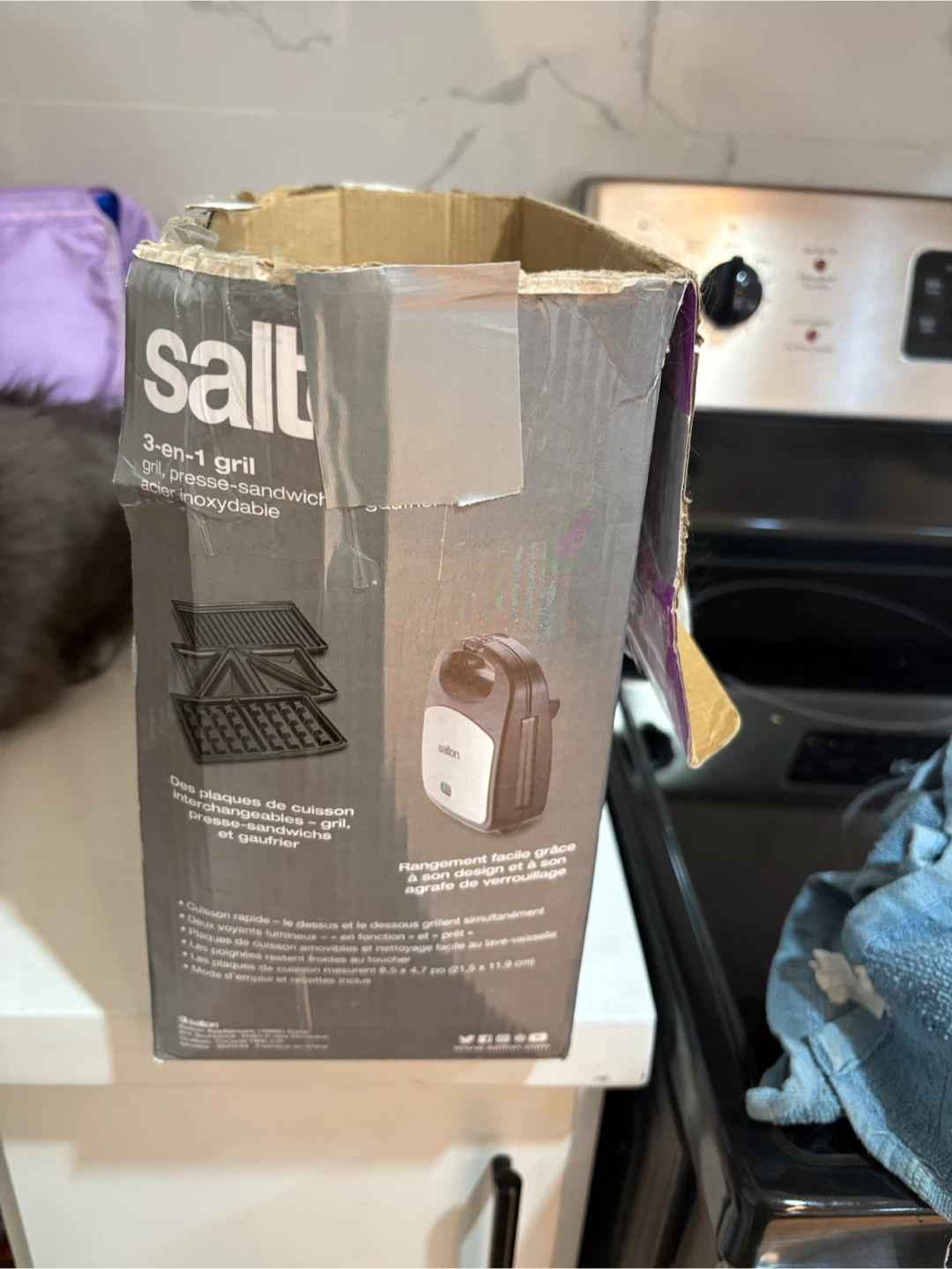 Salton 3-in-1 Grilleye, Sandwich & Waffle Maker - photo 4
