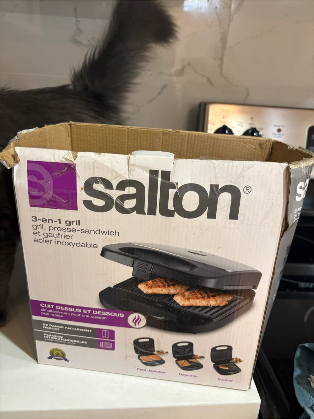 Salton 3-in-1 Grilleye, Sandwich & Waffle Maker - photo 5
