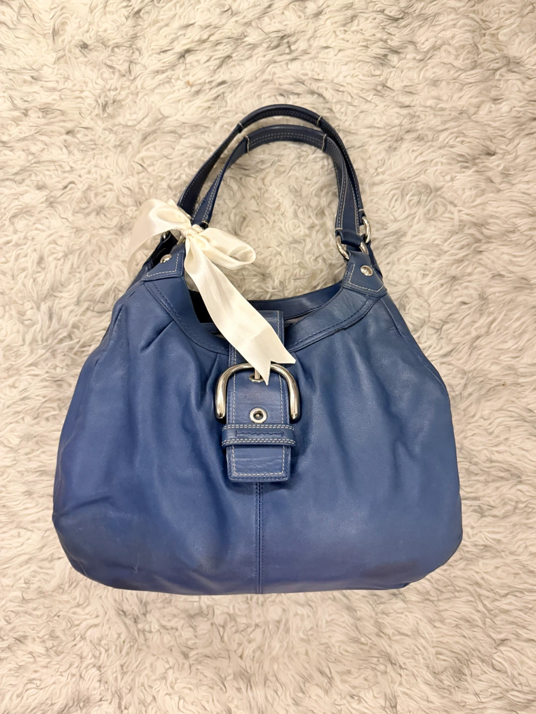 Coach Lynn Hobo Shoulder Bag - Royal Blue