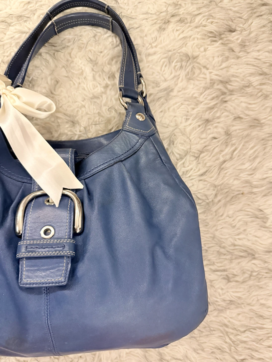 Coach Lynn Hobo Shoulder Bag - Royal Blue - photo 2