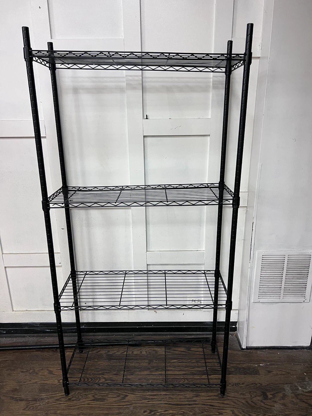 Black Wire Shelving Unit - 4 Tiers - photo 2
