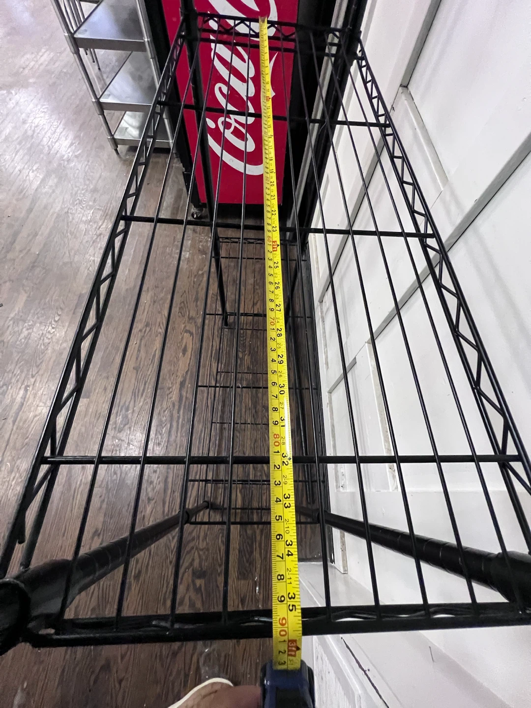Black Wire Shelving Unit - 4 Tiers - photo 4
