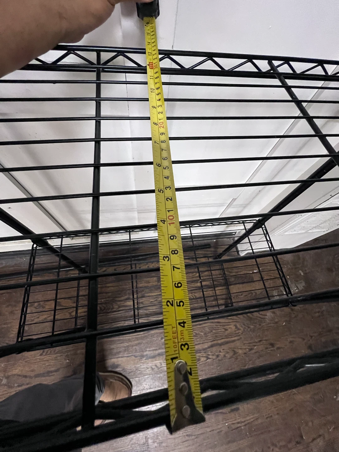 Black Wire Shelving Unit - 4 Tiers - photo 5