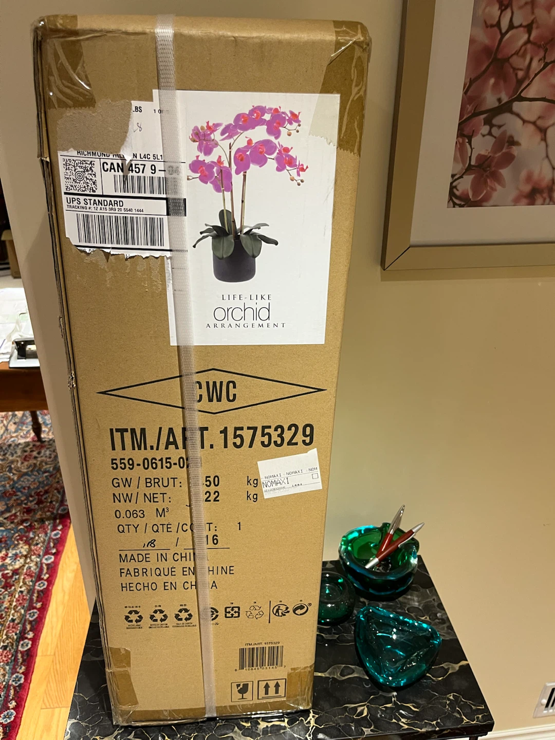 Artificial Orchid Arrangement - new in box - photo 2