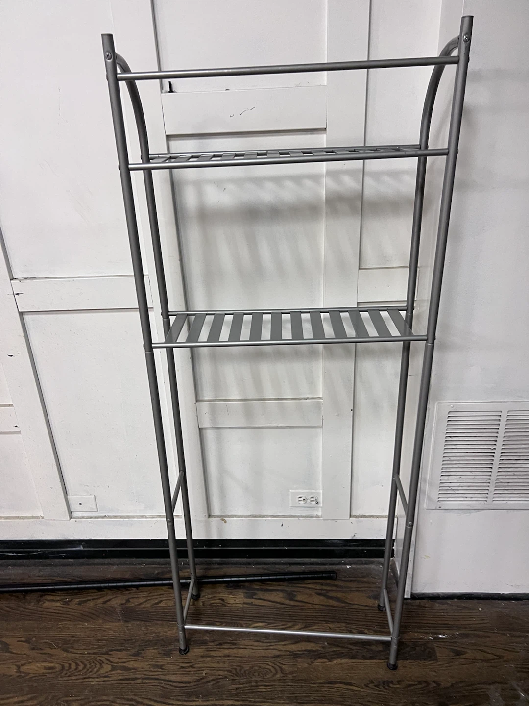 Gray Metal -Shelf over. The toilet Rack - photo 2