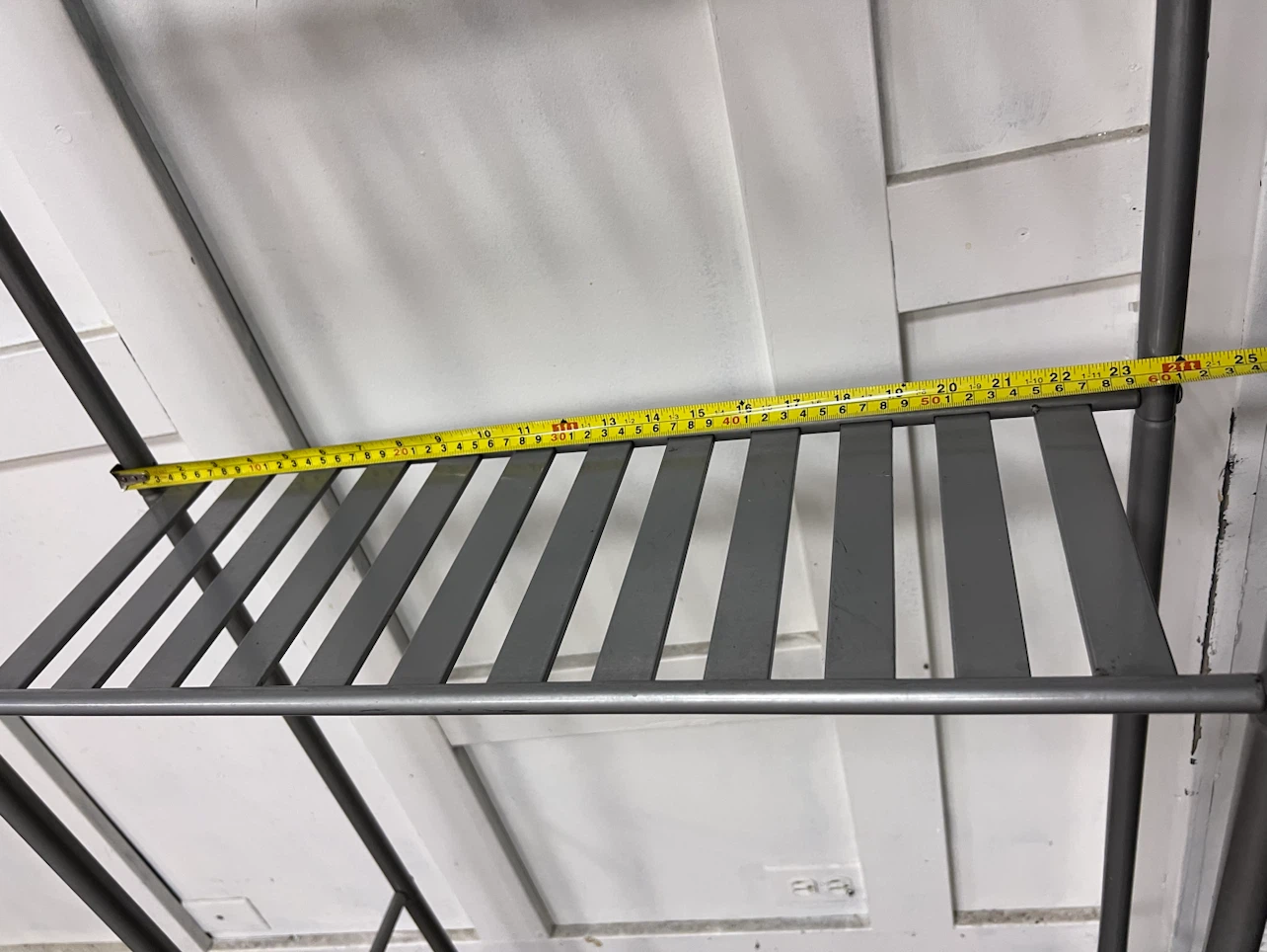Gray Metal -Shelf over. The toilet Rack - photo 5