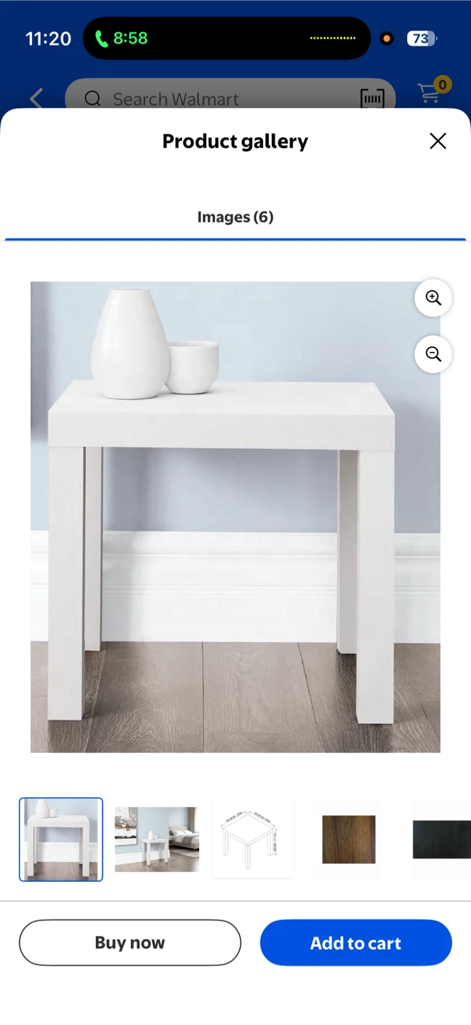 White Side Table