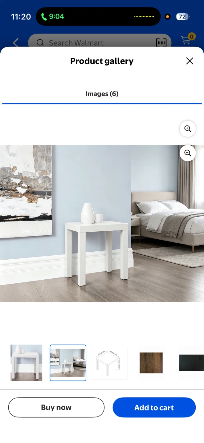 White Side Table - photo 2