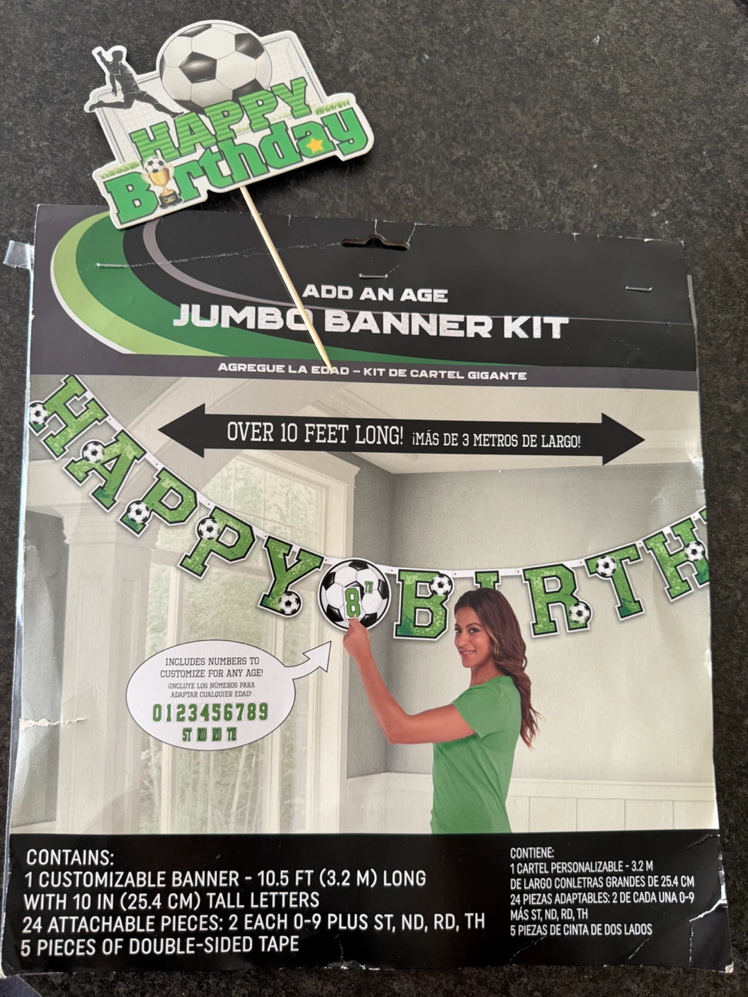 Jumbo Customizable Birthday Banner Kit