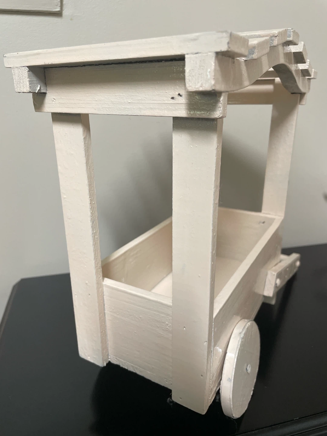 Mini wooden decorative cart - photo 3