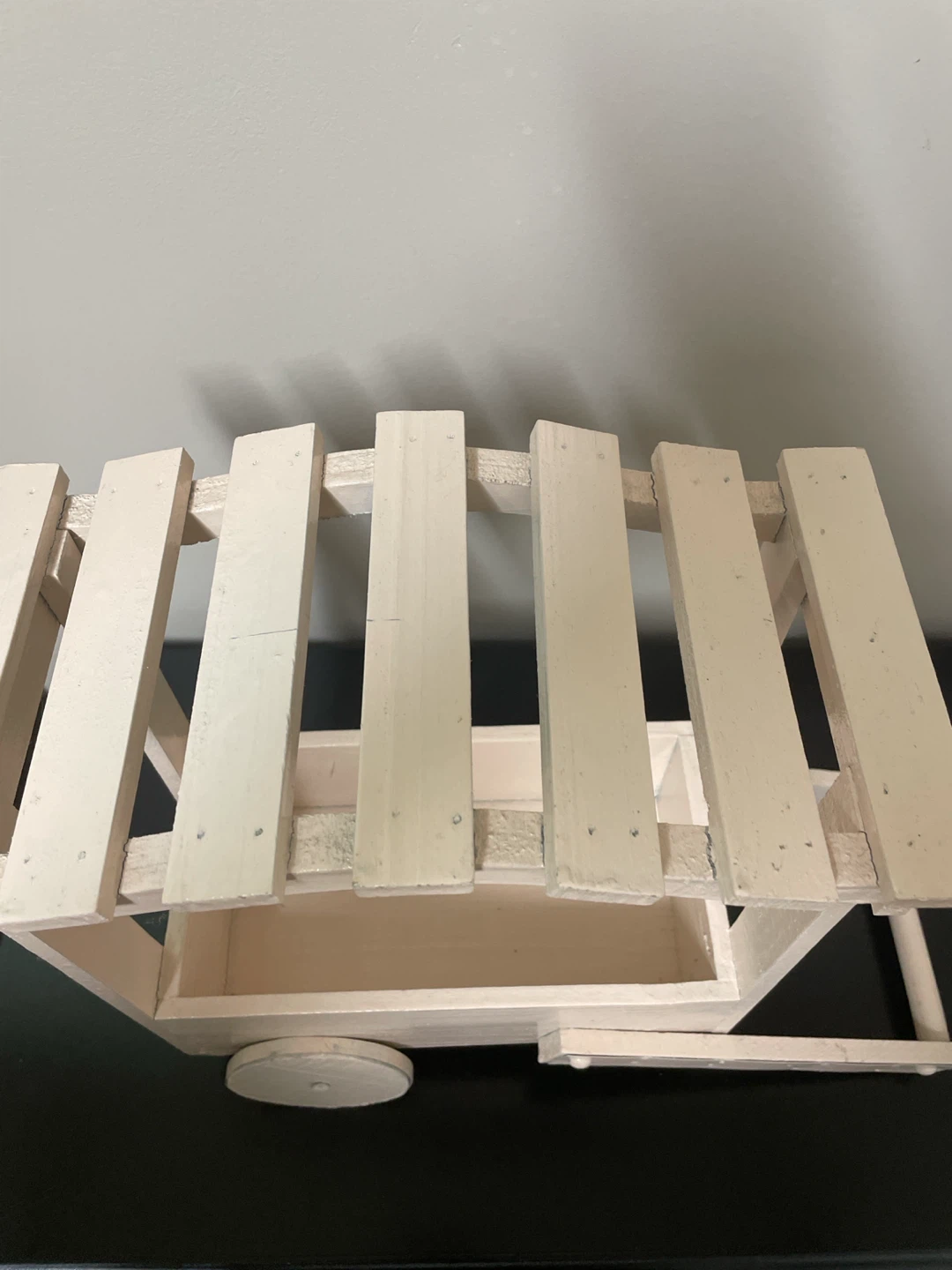 Mini wooden decorative cart - photo 4