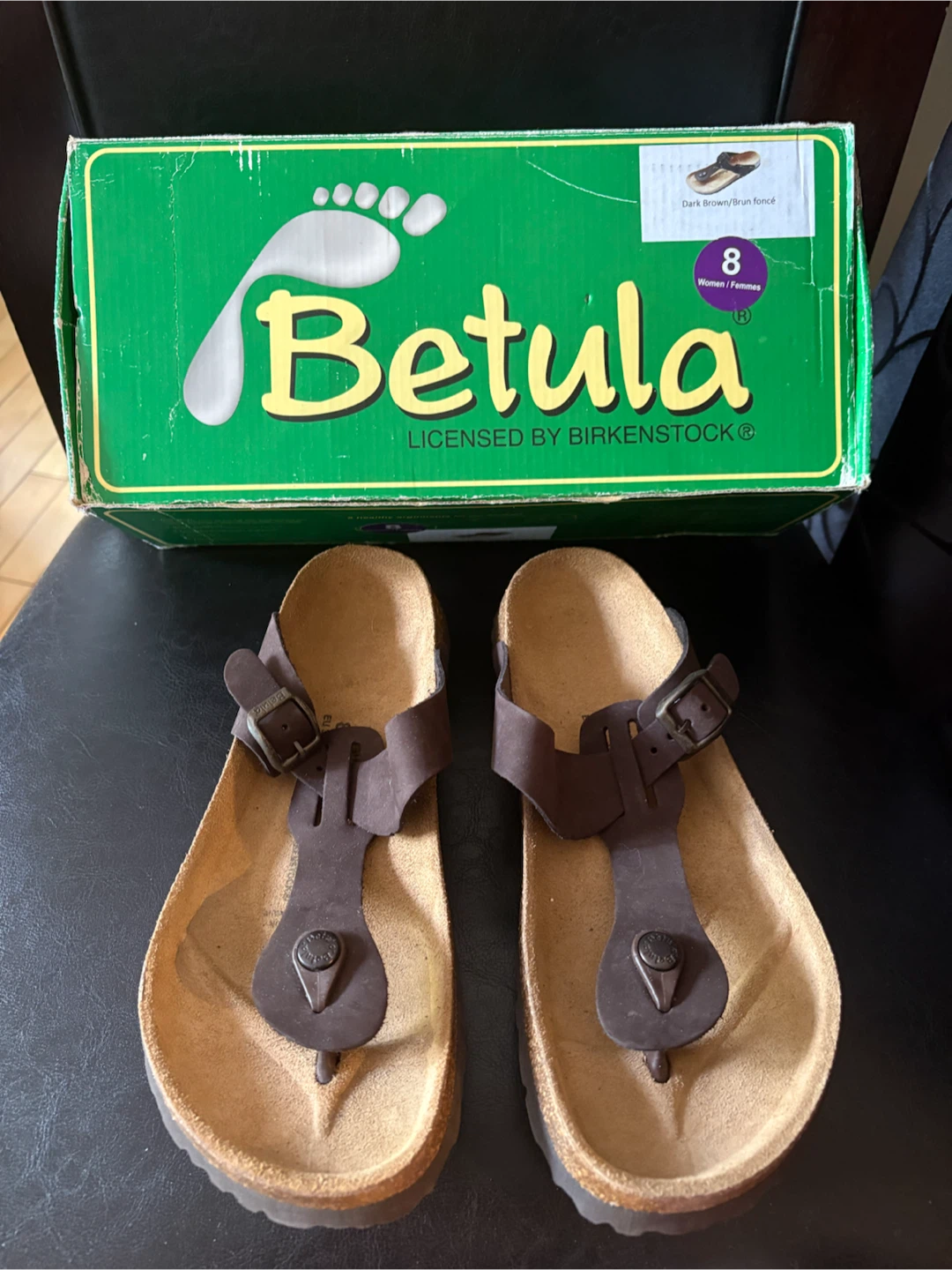 Betula Women's Flip Flops Size 8