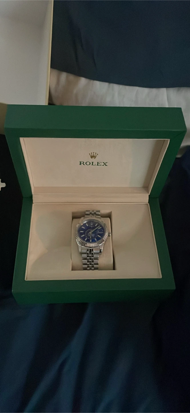Rolex Sky-Dweller Blue Dial Watch