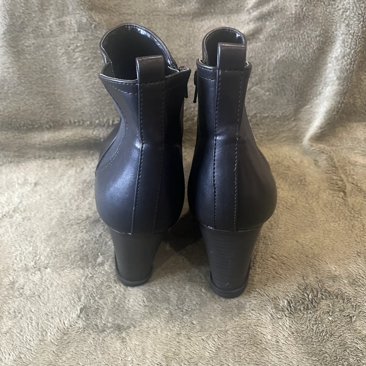 Black Wedge Ankle Boots - photo 5
