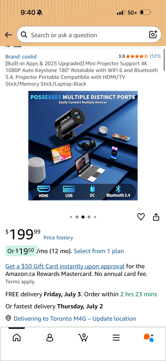 Coolid Mini Projector - photo 3