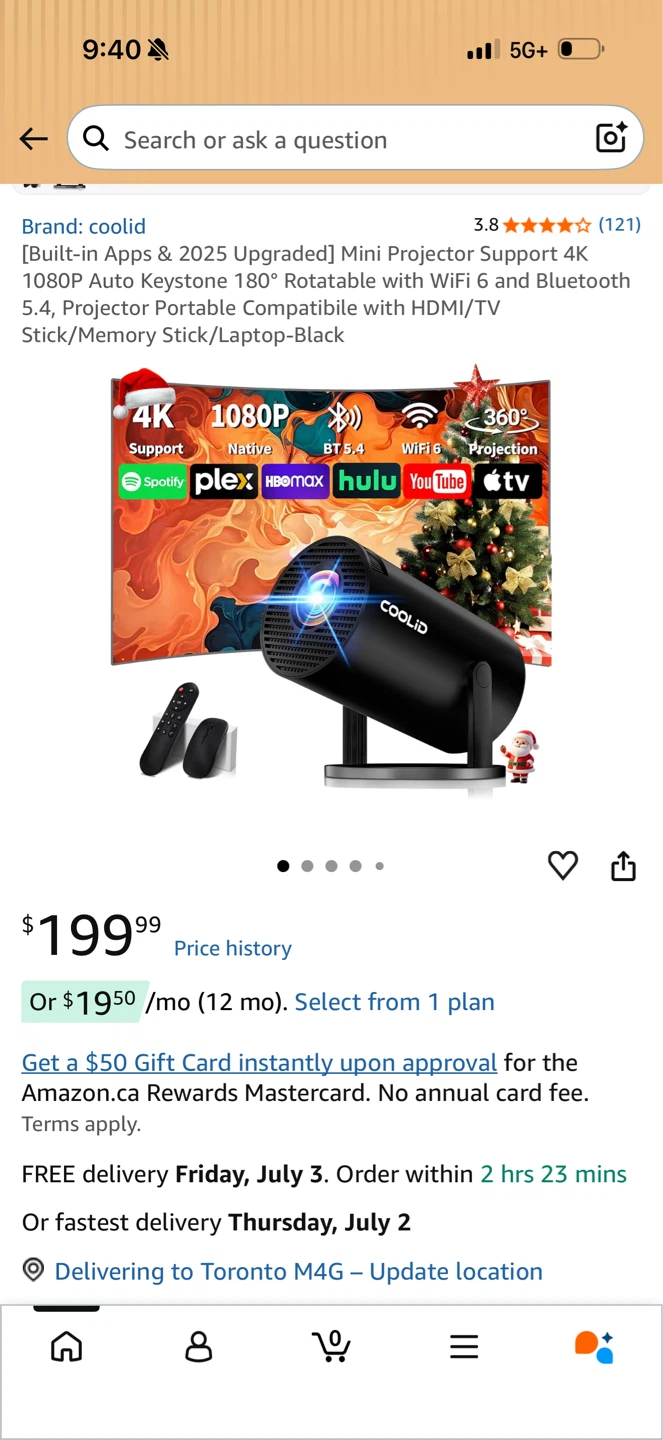 Coolid Mini Projector