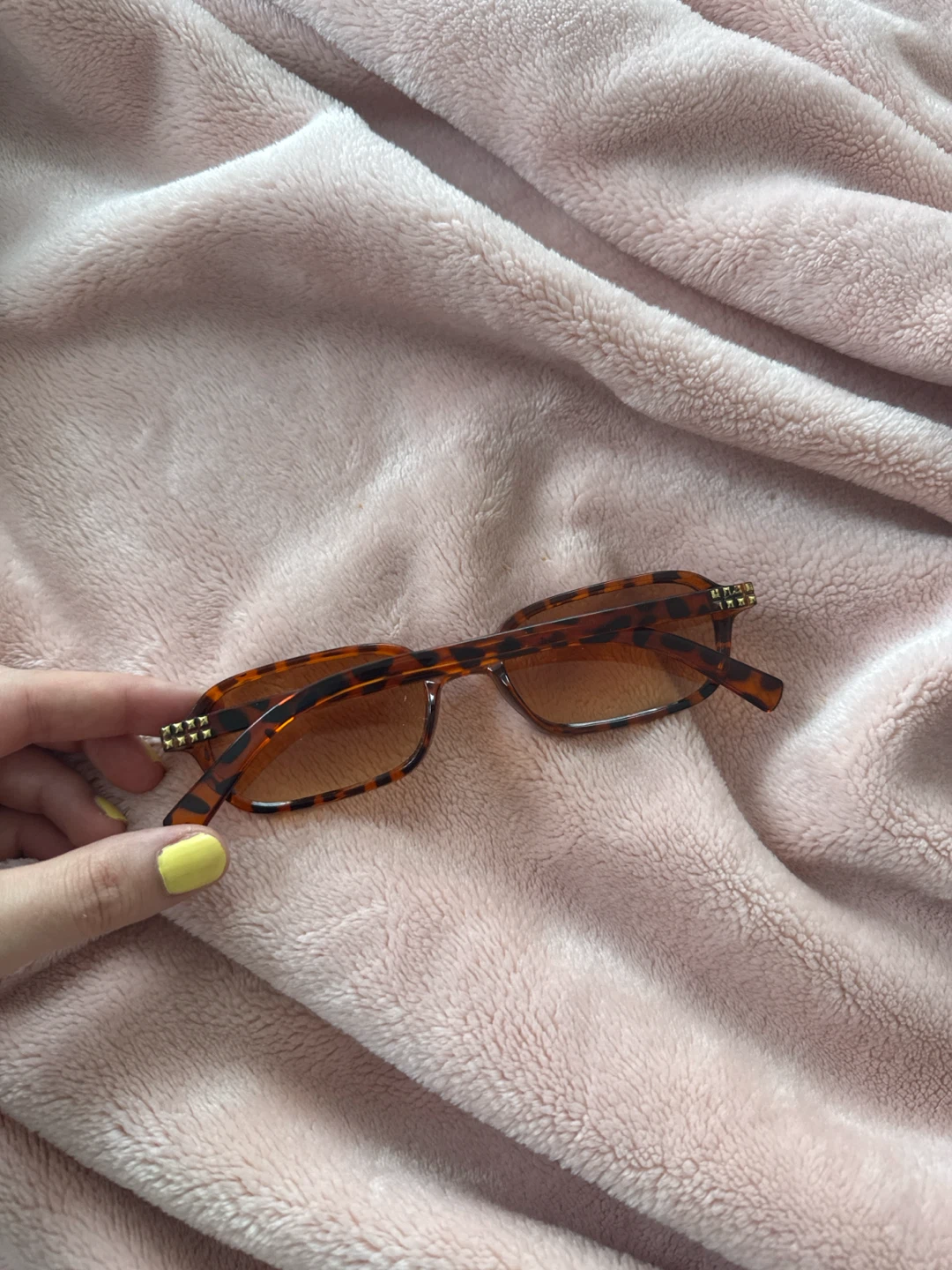 Tortoiseshell Rectangle Sunglasses - photo 2