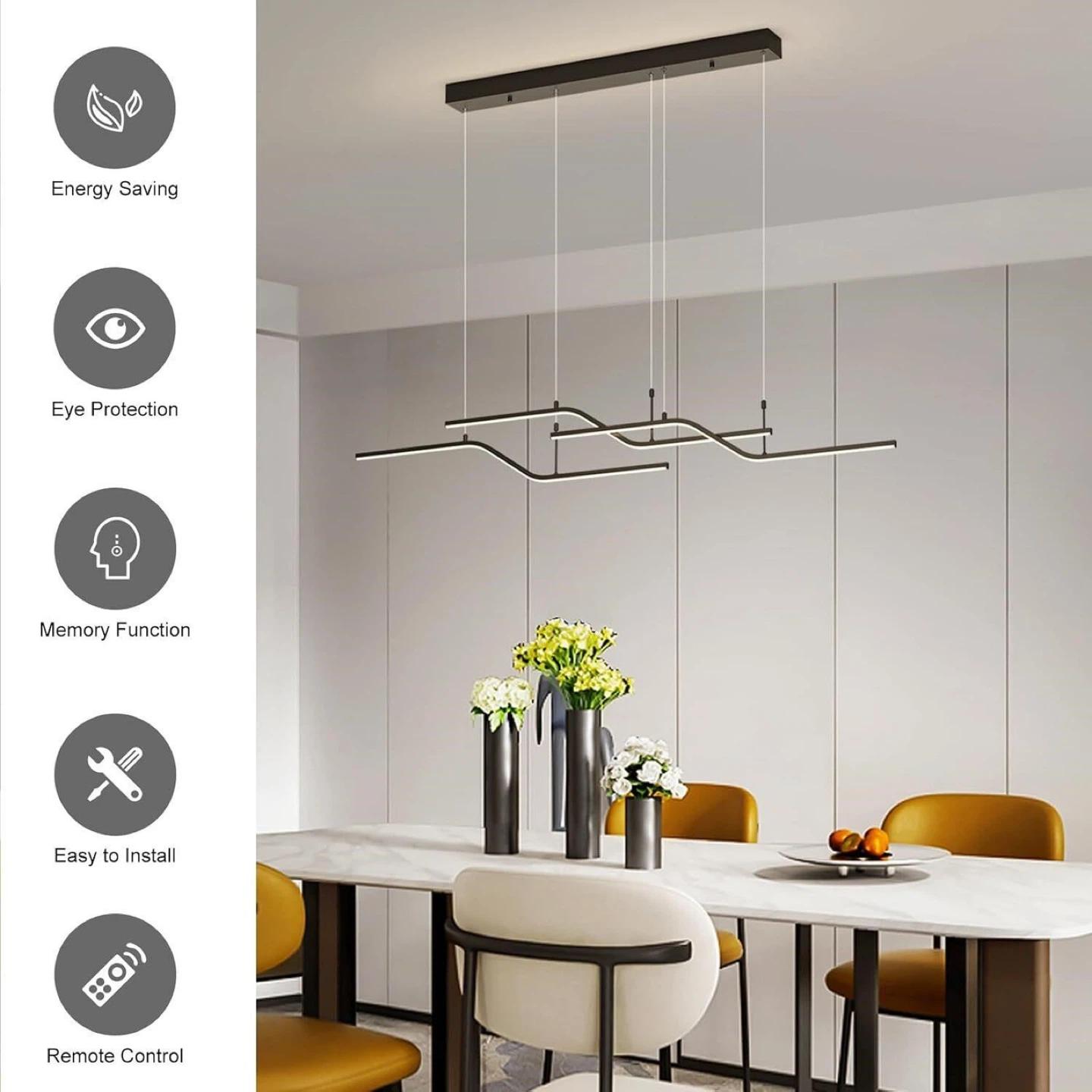 Siittoo Modern Linear Pendant Light BNIB - photo 2