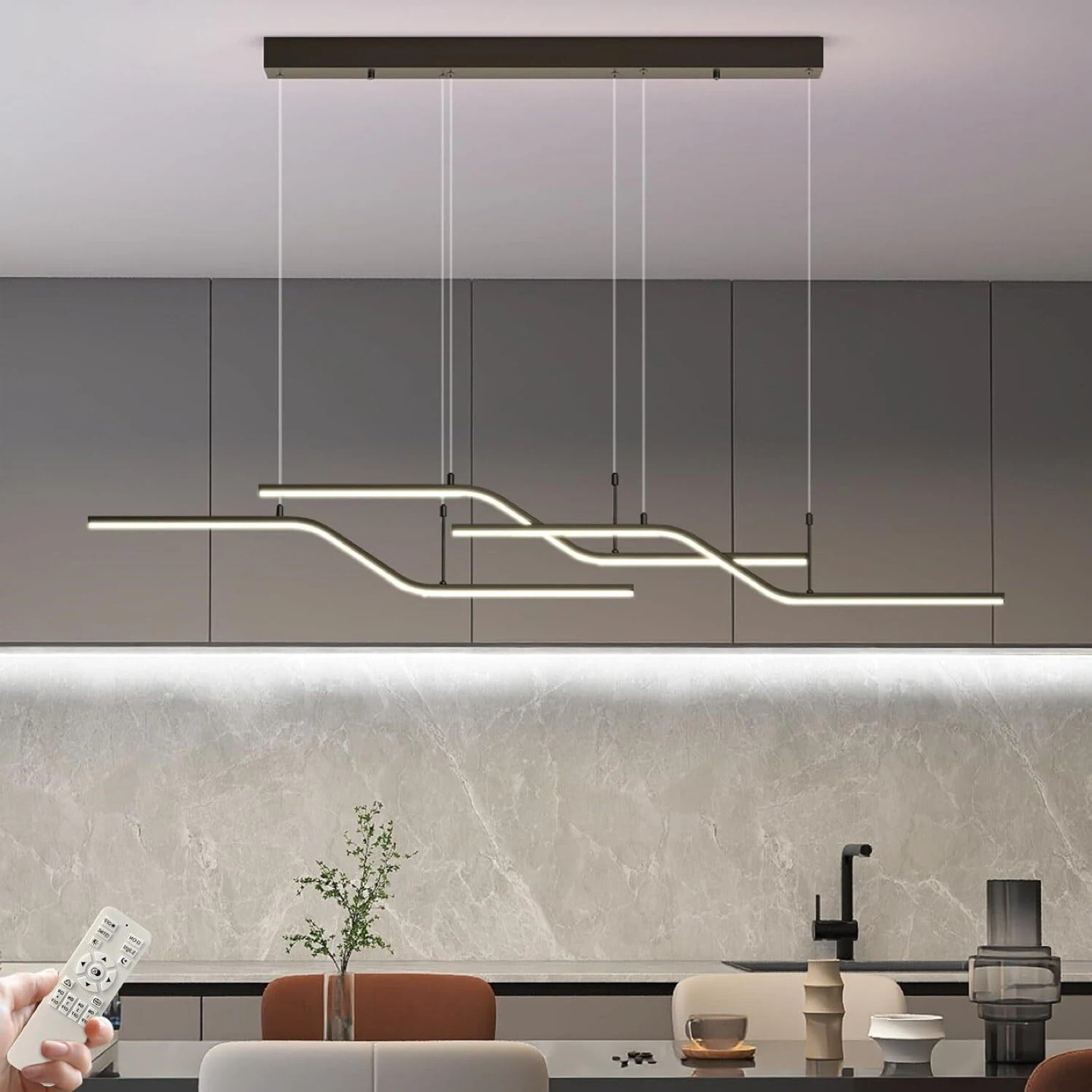 Siittoo Modern Linear Pendant Light BNIB