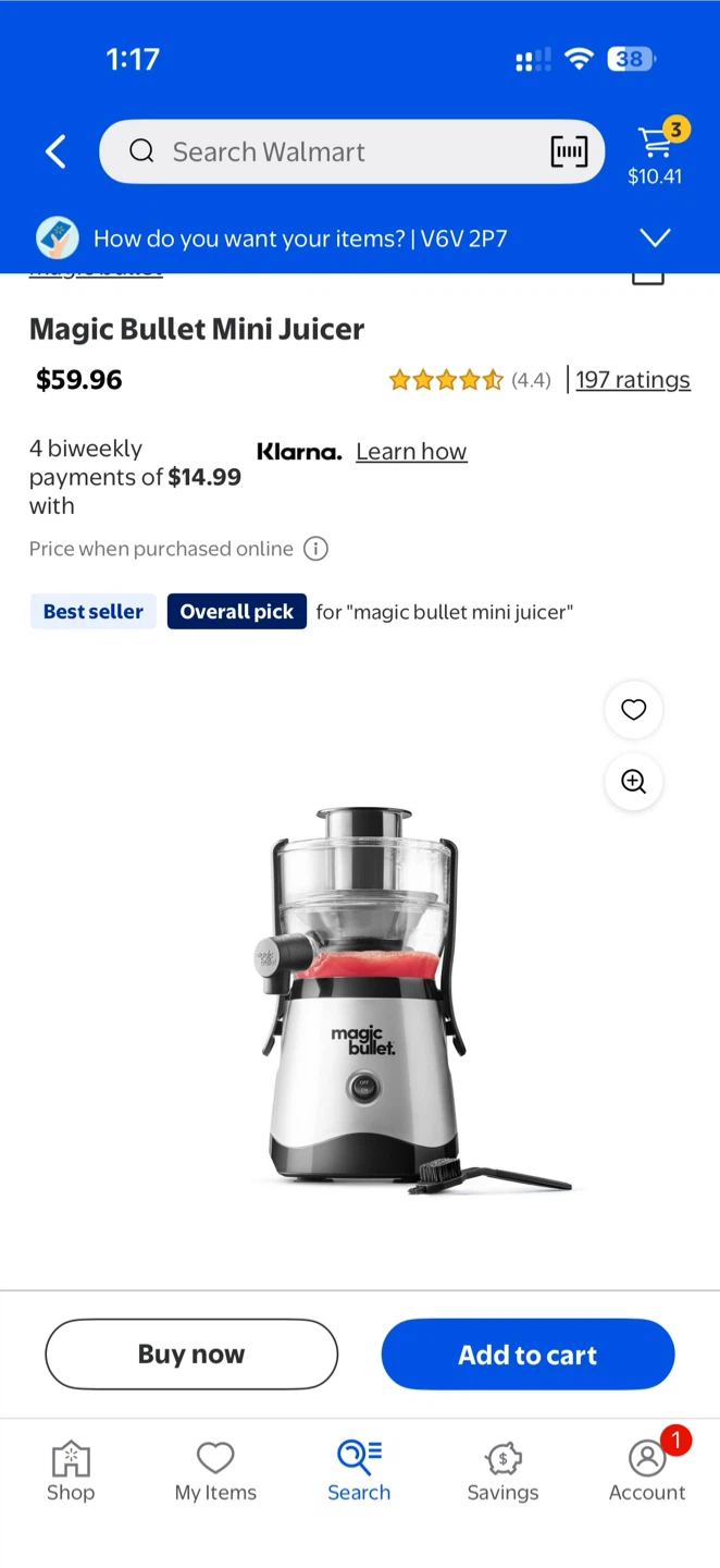 Magic Bullet Mini Juicer