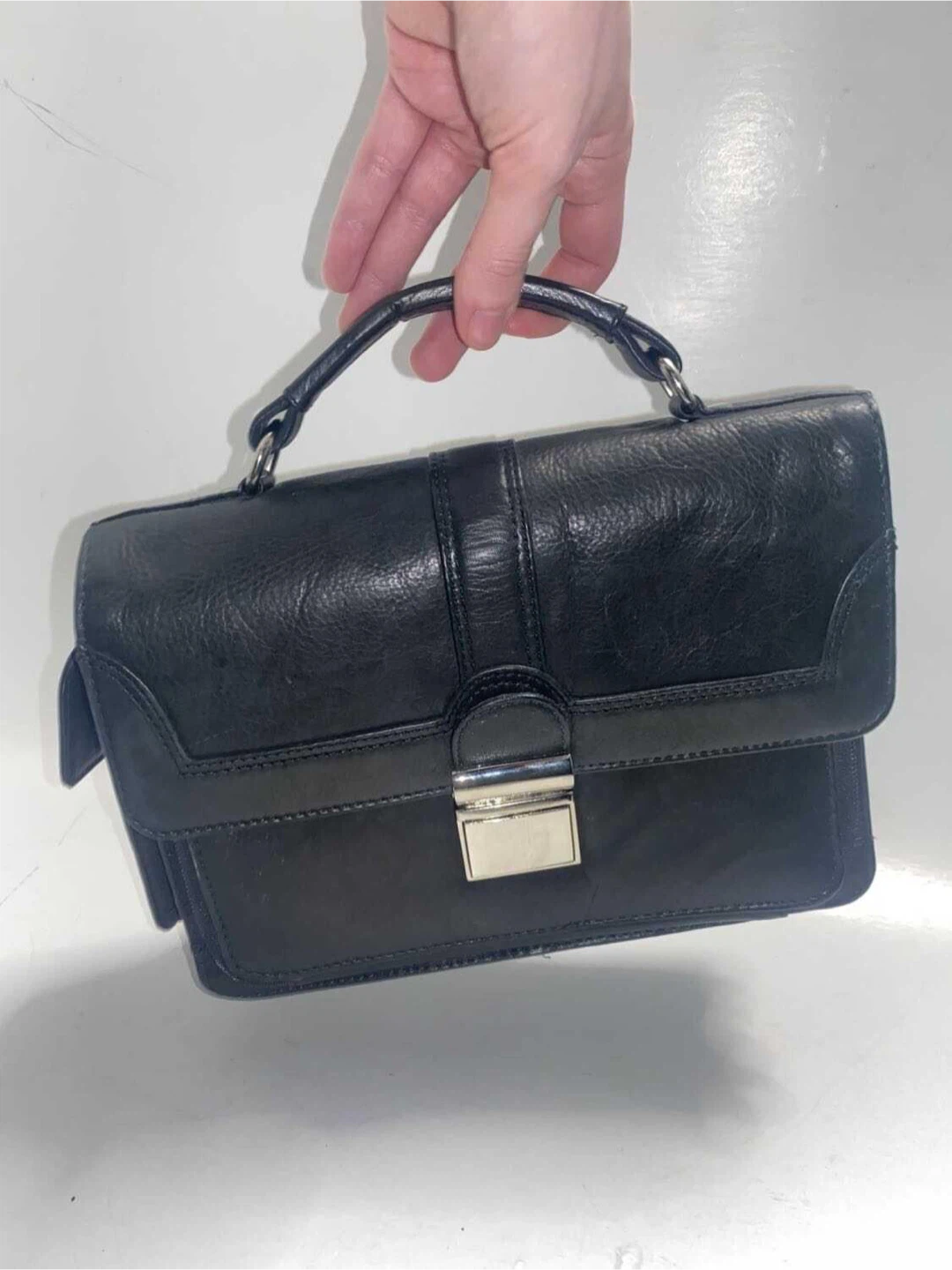 Genuine Leather Vintage Handbag - photo 4
