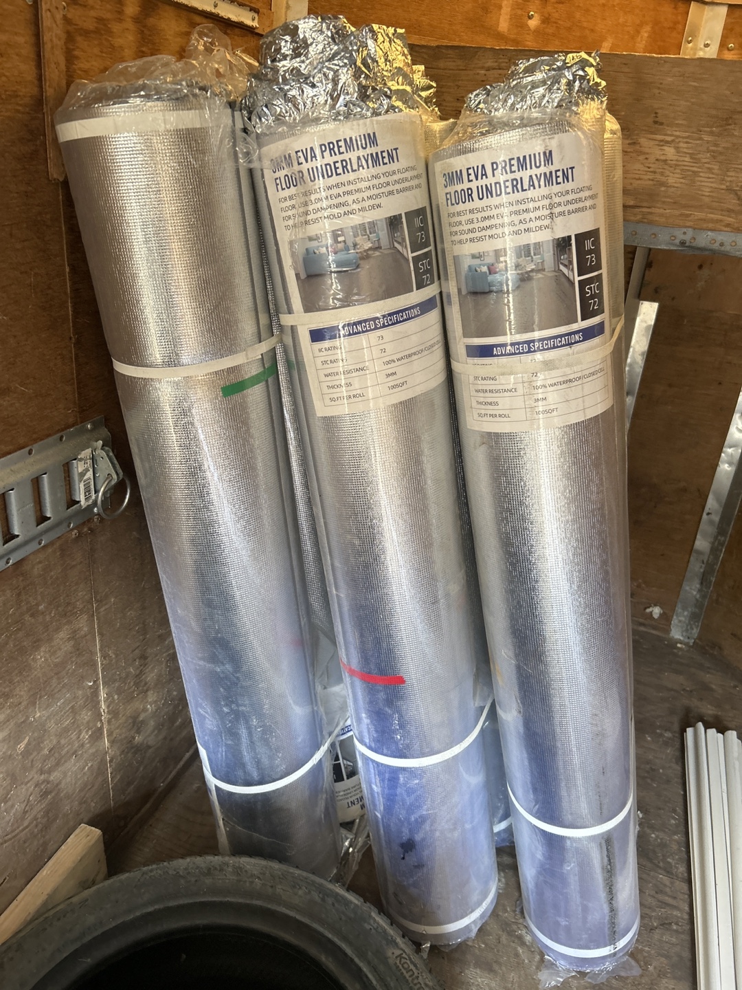 Hardwood flooring & 3MM EVA Premium Floor Underlayment - photo 3