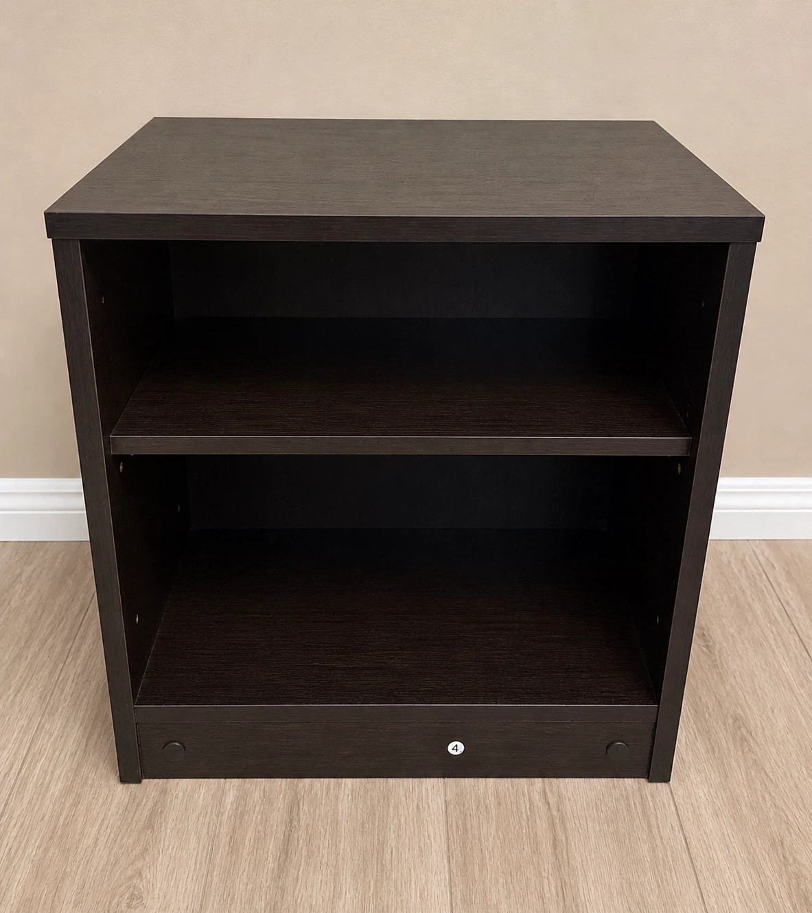 Dark Wood Nightstand / Side Table