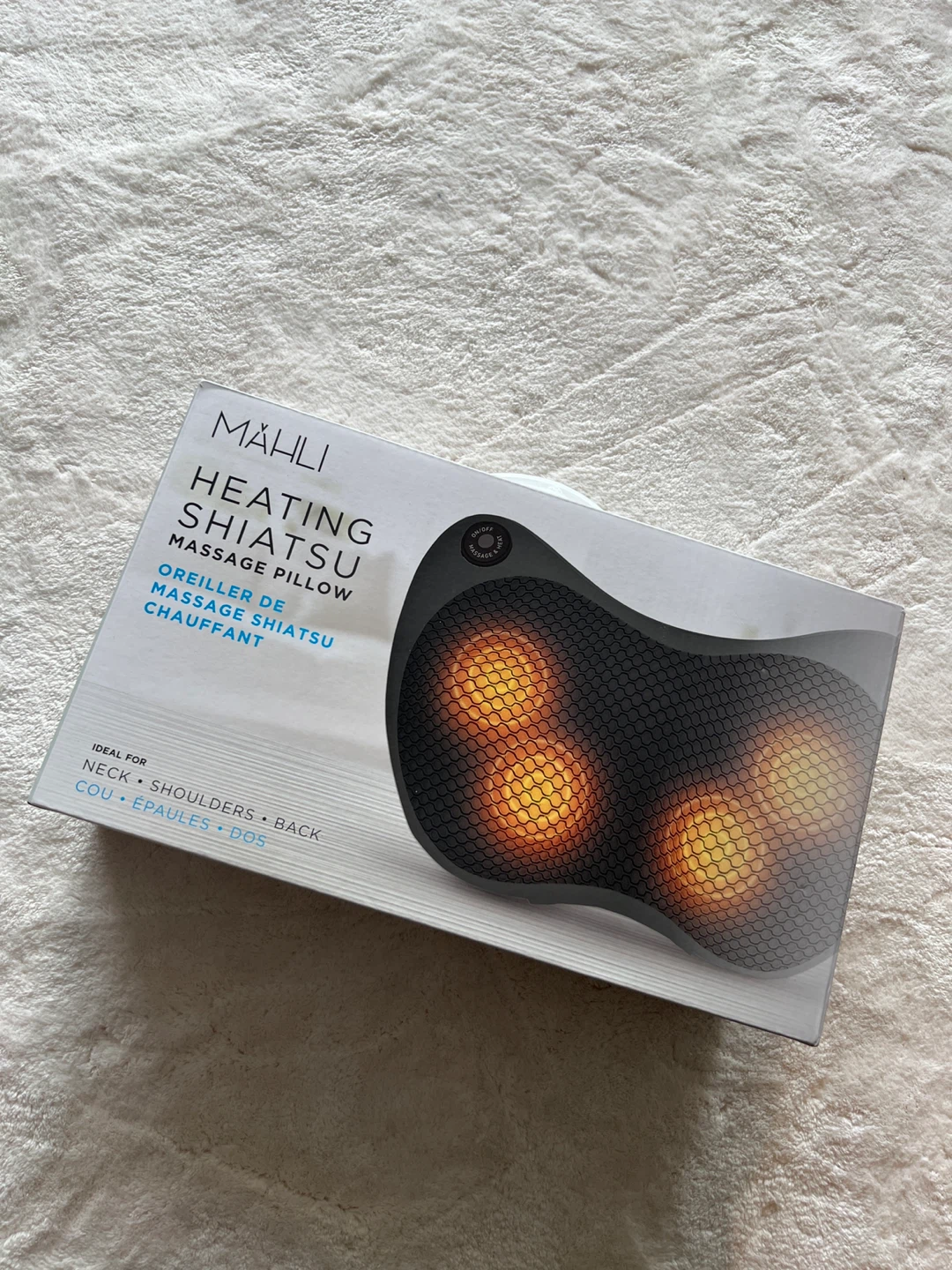 MAHLI Heating Shiatsu Massage Pillow