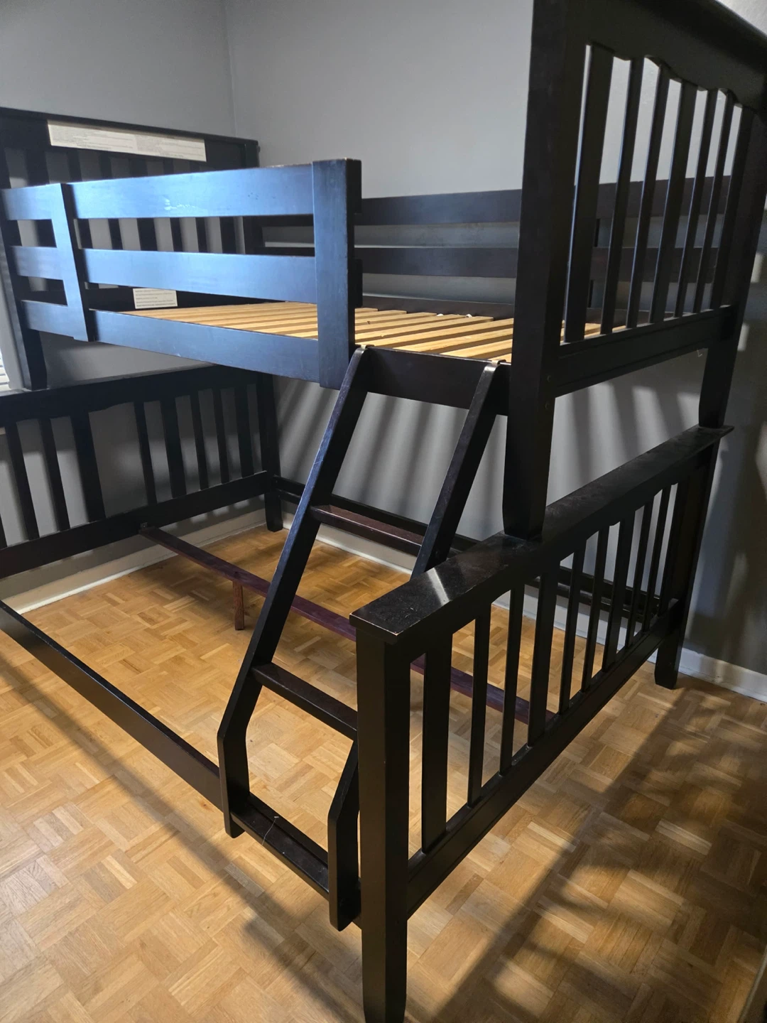 Dark Wood Bunk Bed - full & twin - photo 4