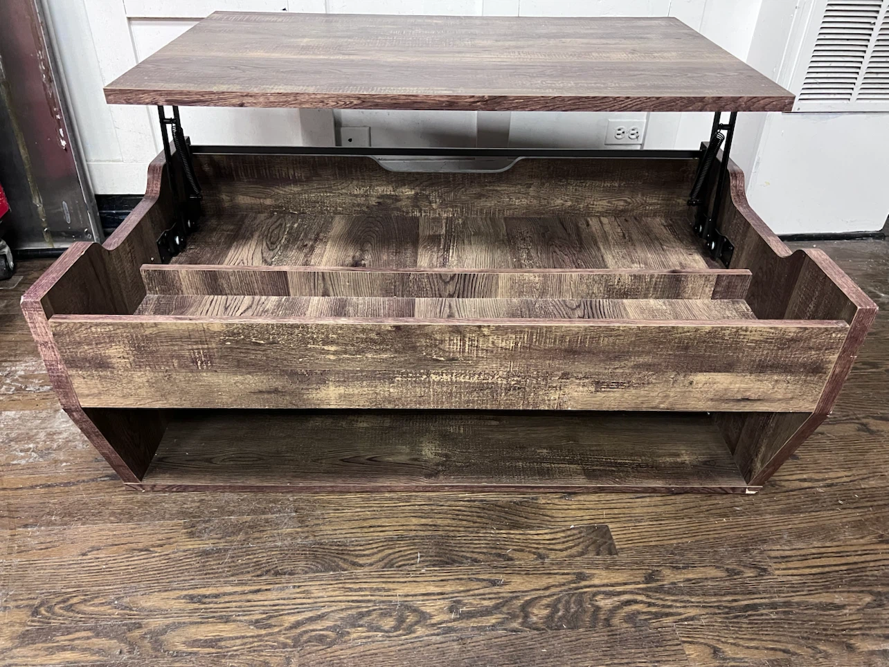 Lift Top Coffee Table with Storage - photo 5