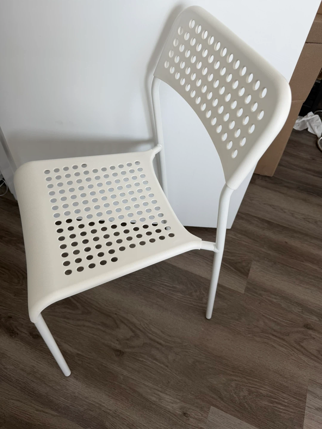 Ikea White Plastic Chair