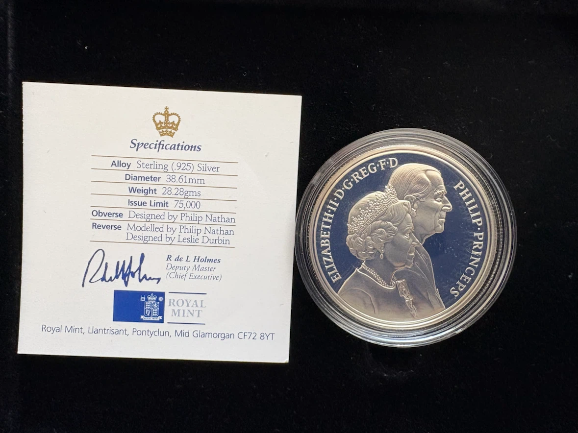 1997 UK 5 Pound Silver Proof Coin - Complete Set - photo 2