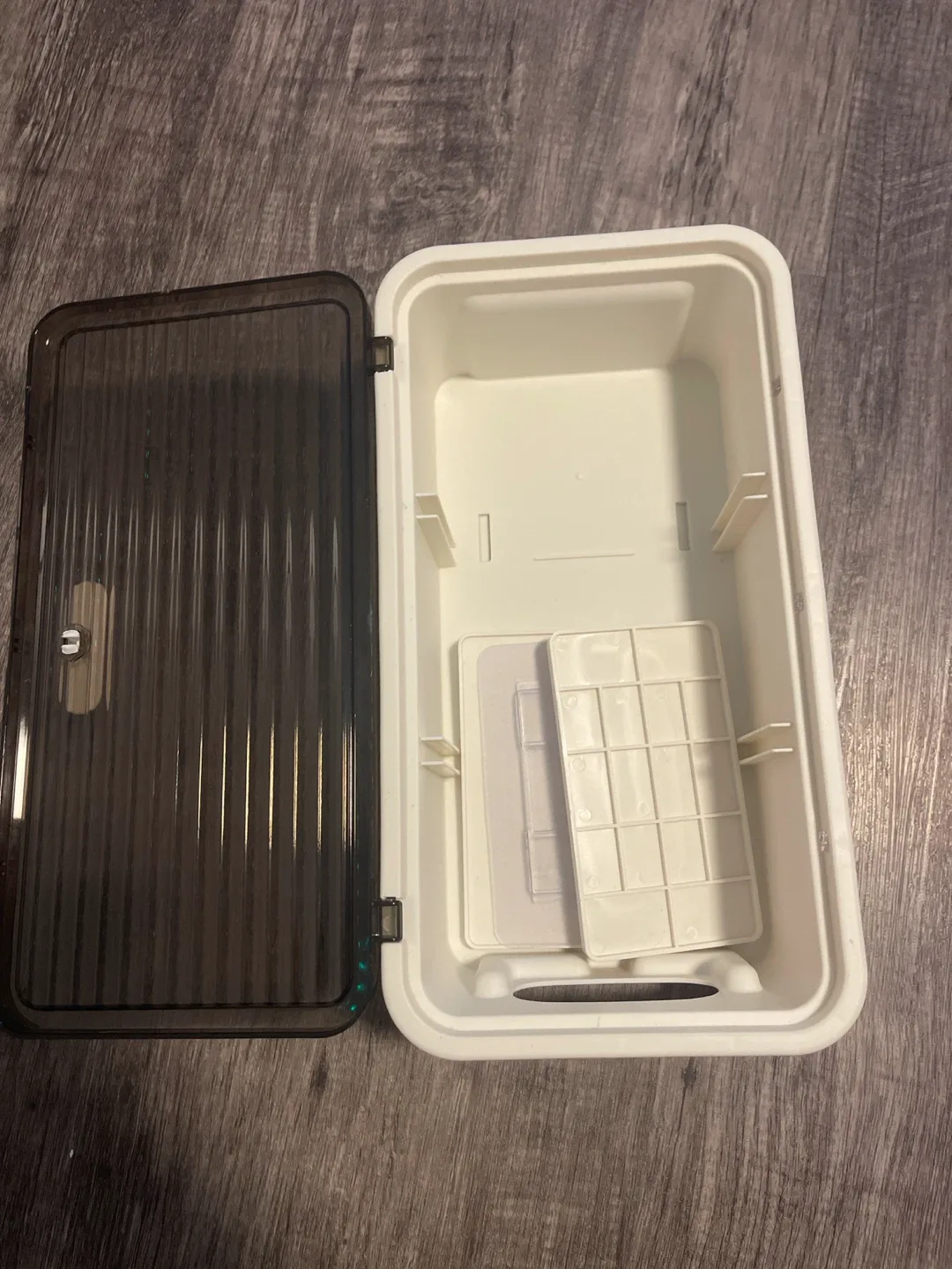 Clear Wall Mounted Storage Box with Frosted Door - photo 2