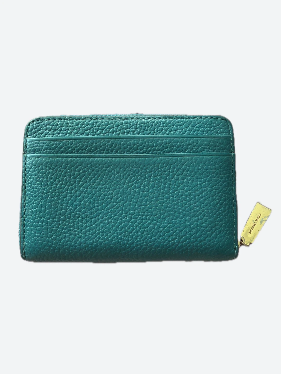 Michael Kors Card Holder Wallet Teal - photo 2