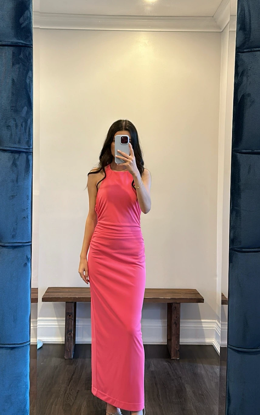 Pink Halter Dress