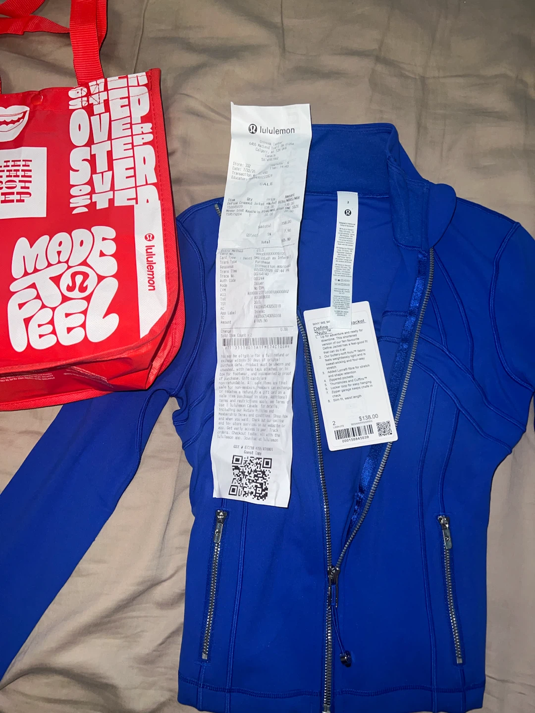 Lululemon Size 2 cropped jacket - photo 4