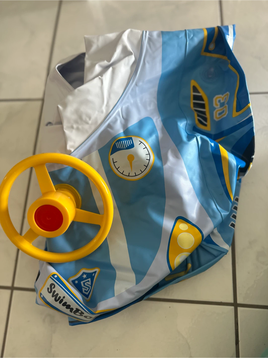 SwimBono Inflatable  toddler Float Boat with Steering Wheel - photo 2