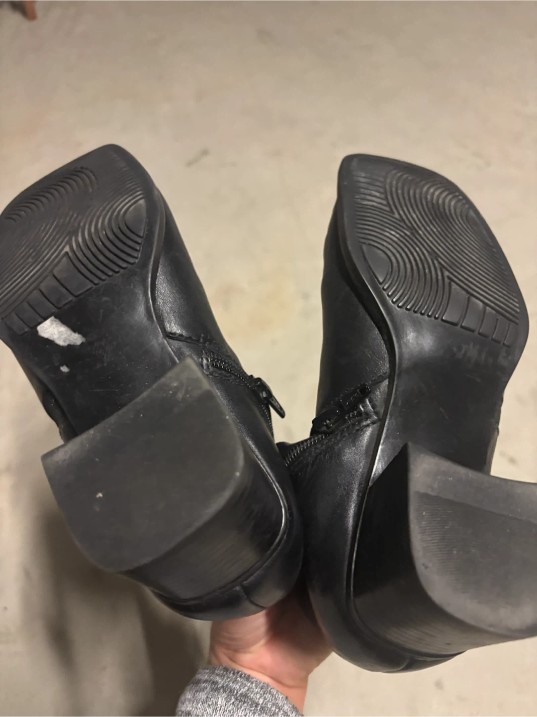 Black Leather Ankle Boots - photo 3